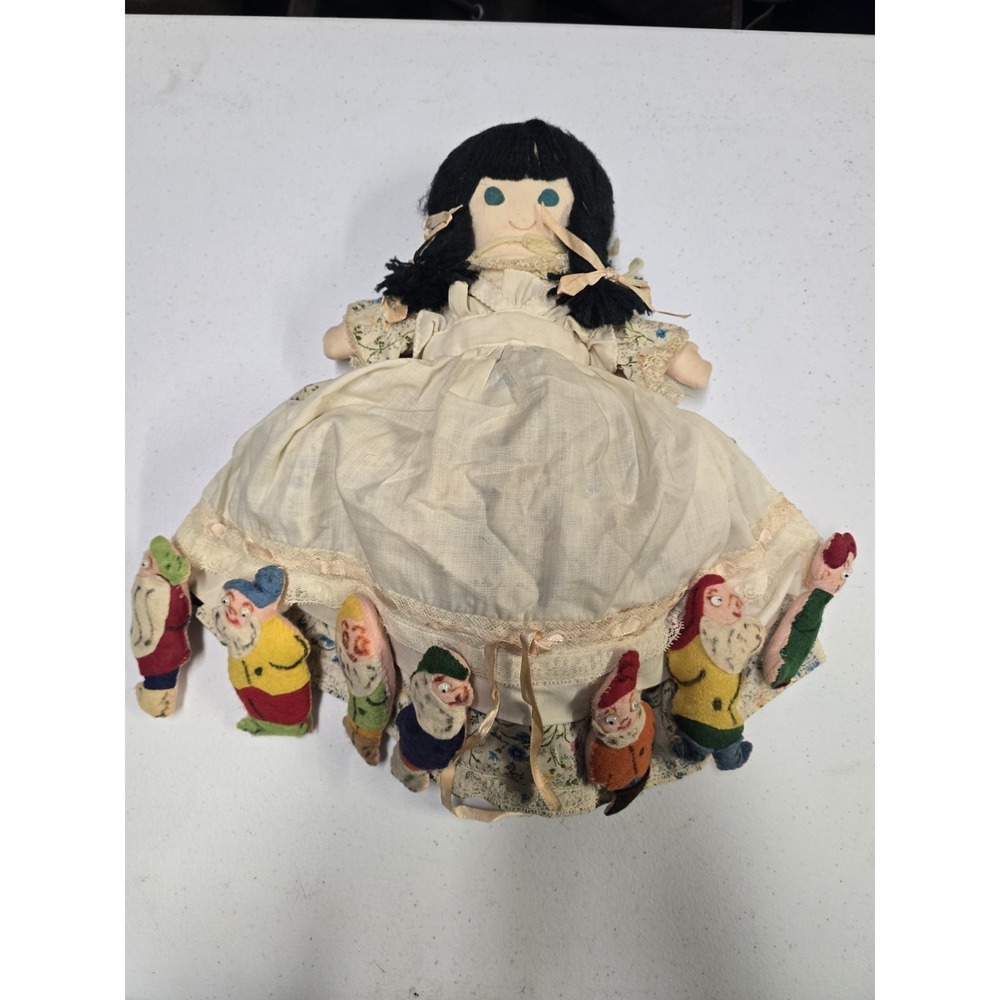 Hand Made Snow White And The 7 Dwarfs Flips To The Witch, Story Telling